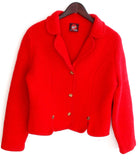 Damen Trachten Janker/Jacke rot Gr. 44 v. Arber