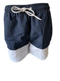 Herren Badeshort Olive und Navy Gr. M